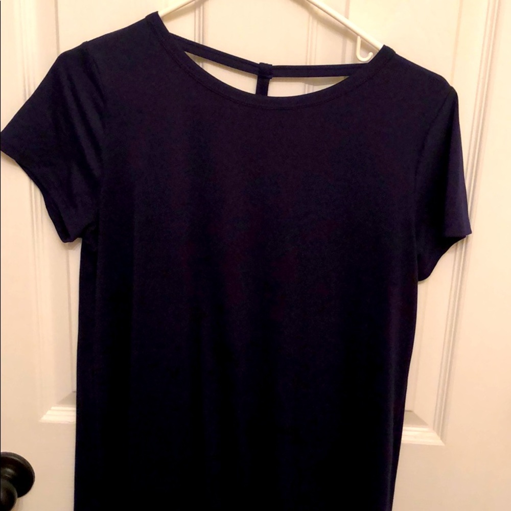 Alya Navy Shift Dress